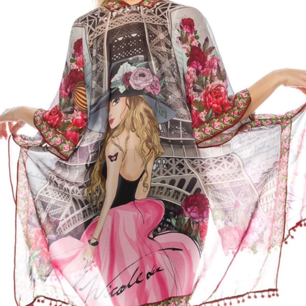 New Arrival!  Isabella Kimono/Swim Cover-Up ❤️